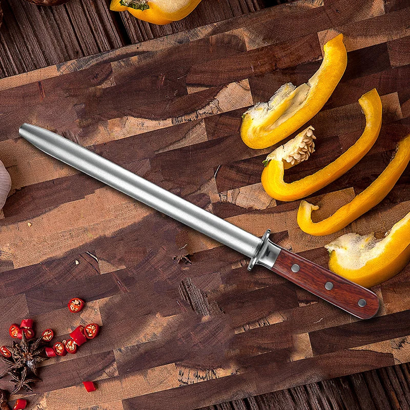 9'' Diamond Powder Round Honing Steel