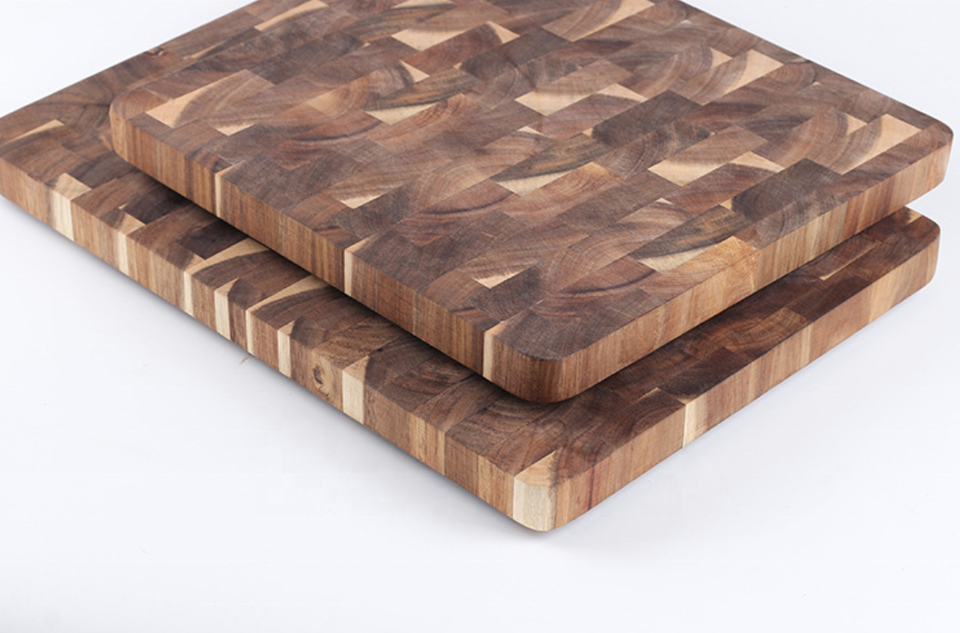 Acacia End Grain Cutting Board