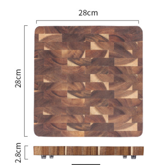Acacia End Grain Cutting Board