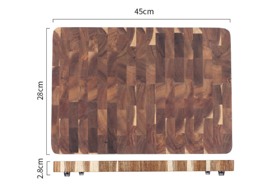 Acacia End Grain Cutting Board