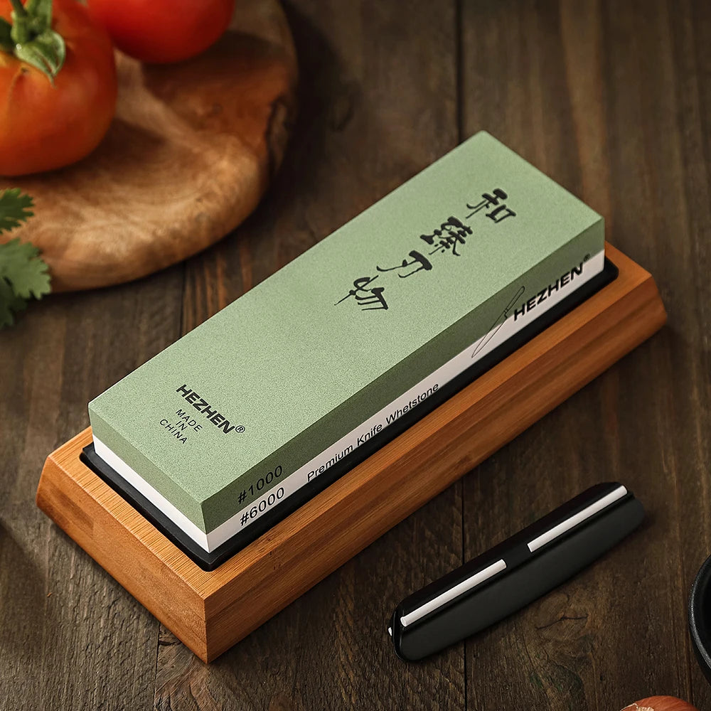 Japanese Whetstone Knife Sharpener 1000/6000